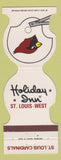 Matchbook Cover - St Louis Cardinals Football 1980 Holiday Inn St Louis MO