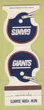 Matchbook Cover - New York Giants Football 1982 Hilton Troy MI