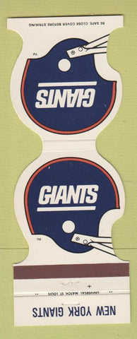 Matchbook Cover - New York Giants Football 1982 Hilton Troy MI