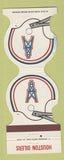 Matchbook Cover - Houston Oilers Football Universal Match WEAR