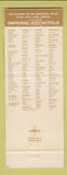 Matchbook Cover - Imperial 400 Motel Bakersfield CA