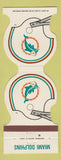 Matchbook Cover - Miami Dolphins Football 1983 Holiday Inn Stuart FL