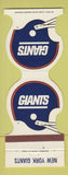 Matchbook Cover - New York Giants Football 1982 Esposito's Ridgewood NJ