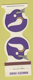 Matchbook Cover - Minnesota Vikings Football 1981 City County Credit Union