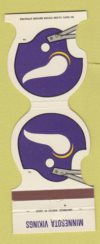 Matchbook Cover - Minnesota Vikings Football 1981 Teacher CU Minneapolis MN