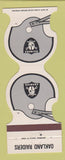 Matchbook Cover - Oakland Raiders Football 1981 US Steel Credit Union