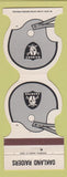 Matchbook Cover - Oakland Raiders Football 1981 Hottle's Wilkes Barre PA