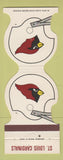 Matchbook Cover - St Louis Cardinals Football 1981 Godfrey State Bank