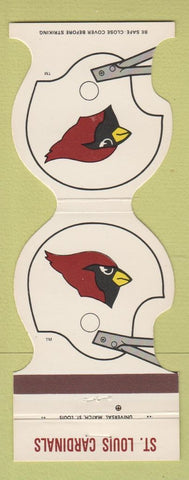 Matchbook Cover - St Louis Cardinals Football 1981 Godfrey State Bank