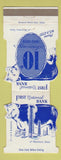 Matchbook Cover - First National Bank Monahans TX 1959 WEAR