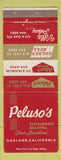Matchbook Cover - Peluso's Restaurants Oakland CA WEAR