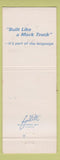 Matchbook Cover - Mack Trucks 75th Anniversary St Louis MO