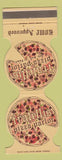 Matchbook Cover - Fratellis Pizza Parlor Denver Colorado