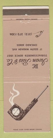 Matchbook Cover - Iwan Ries Tobacco Chicago IL