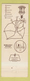 Matchbook Cover - Burgundy Woods San Antonio TX Disco restaurant