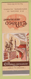 Matchbook Cover - El Paseo Restaurant Santa Barbara CA