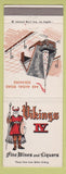 Matchbook Cover - Vikings IV Restaurant Solvang CA