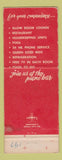 Matchbook Cover - Manchester Motel Rep's Ribs Fresno CA WEAR