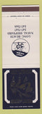 Matchbook Cover - Long Beach Naval Shipyard Credit Union CA