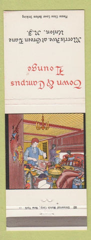 Matchbook Cover - Town & Campus Lounge Union NJ