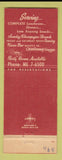 Matchbook Cover - Town & Country's Cafe Chablis Chicago IL WEAR