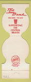 Matchbook Cover - The Bank Brownstown Crothersville IN Central Braves