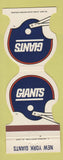Matchbook Cover - New York Giants Football 1985 Overnite Trucking