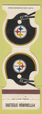 Matchbook Cover - Pittsburgh Steelers Football 1981 Nuzum Chevrolet Uniontown PA