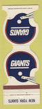 Matchbook Cover - New York Giants Football 1985 Overnite Trucking