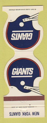Matchbook Cover - New York Giants Football 1985 Overnite Trucking