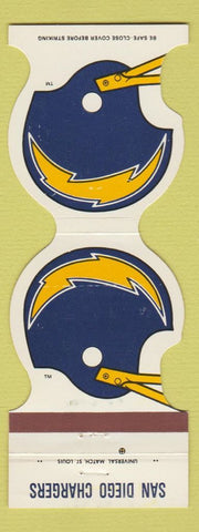 Matchbook Cover - San Diego Chargers Football 1985 Overnite Transportation