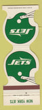 Matchbook Cover - New York Jets Football  1985 Overnite Transportation