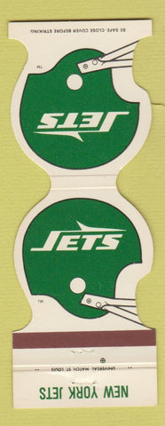 Matchbook Cover - New York Jets Football  1985 Overnite Transportation