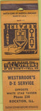Matchbook Cover - Westbrook's DX oil gas Rockton IL WEAR