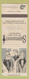 Matchbook Cover - Skeffington's Tuxedo Rental Indianapolis IN