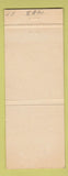 Matchbook Cover - Fuzzy Thurston Green Bay Packers Football WI Menasha Appleton