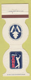 Matchbook Cover - PGA Tour Golf Woodlands Country Club 1983