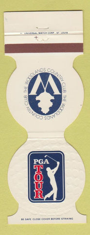 Matchbook Cover - PGA Tour Golf Woodlands Country Club 1983