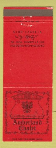 Matchbook Cover - Amberland Chalet Croton on Hudson NY