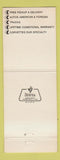 Matchbook Cover - Ajax Brake Service Heath OH