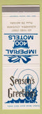 Matchbook Cover - Imperial 400 Motel Alexandria LA Christmas
