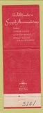 Matchbook Cover - Camelback Sahara Motor Hotel Phoenix AZ
