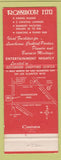 Matchbook Cover - Rossmoor Inn Restaurant Los Alamitos CA WEAR