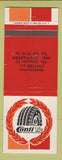 Matchbook Cover - Conti TS Tires Antwerp Belgium
