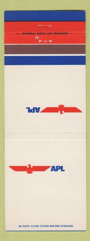 Matchbook Cover - APL Airlines