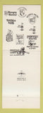Matchbook Cover - Monterey Jack's Mountain View Rancho Bernardo CA Scottsdale AZ