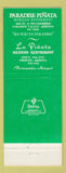 Matchbook Cover - Paradise Pinata Mexican Restaurant Paradise Valley AZ Phoenix