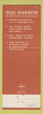 Matchbook Cover - Bar Harbor Myrtle Beach SC WEAR