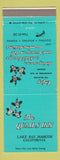 Matchbook Cover - Quails Inn Lake San Marcos CA