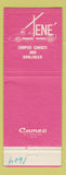 Matchbook Cover - Tene Suburban Fashions Corpus Christi Harlingen TX